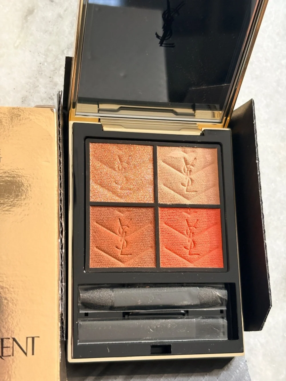 Yves Sain Laurent Couture Mini Clutch Eyeshadow .